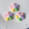 Nuvens fofas arco-íris lua resina acessórios para celular capa acessórios para cabelo creme cola diy acessórios p711