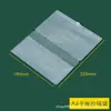 Bolsa de Armazenamento com Zíper de PVC Pode Ser Usada como Bolso Porta-Documentos Recarregável para Fichário A5A6B56-Furos Bolsa para Documentos Bolsa para Recibos Tipo Zíper