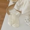 Calcetines de Encaje para Mujer, Calcetines Finos de Verano, Calcetines Japoneses de Lunares con Lazo, Calcetines Estilo Ballet para Niñas