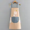Atacado Novo Estilo Roupa de Trabalho Impermeável e à Prova de Óleo para Cozinhar para Mulheres, Avental para Cozinha Doméstica, Avental Espessado para Catering Doméstico