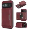 Compatível com Google Pixel 11ProXL Capa Magnética 2 em 1 para Celular 10/9A Slot para Cartão Carregamento Sem Fio Capa de Couro
