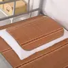 Esterilla de Bambú Esterilla Almohada Pieza Pieza de Almohada de Verano Almohadilla para Almohada Estudiante Pieza de Almohada Individual Niños Almohadilla para Almohada Esterilla Funda de Almohada de Seda de Bambú