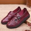 Zapatos de tela antiguos de Beijing para primavera y otoño, de una sola capa, antideslizantes, de suela suave, cómodos y resistentes al desgaste, para madres de mediana edad y mayores.
