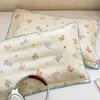 Funda de almohada de gasa de doble capa de algodón puro para niños 40X60 Par de fundas de almohada de algodón 30X50 Funda interior para núcleo de almohada de bebé Pieza individual