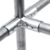 Accesorios para Tuberías de Acero Inoxidable de 20/25/32 mm Uniones de Colgador Acero Galvanizado Estanterías para Invernaderos Clip para Tubería Redonda Hebilla para Lámina