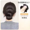 Pinza de nube de gipsófila para moño de pelo postizo para mujer, peinado de moño bajo, moño de pelo postizo, peinado de moño postizo