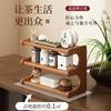 Estante de Almacenamiento para Tazas de Té de Escritorio Estante Pequeño Antiguo Madera Maciza Juego de Té de Tetera de Arena Púrpura China Exhibición de Adornos de Té