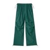 Calças Jogging Casuais de Moda Feminina Europeia e Americana Transfronteiriça 2025 Primavera e Verão Cor Sólida Cadarço Nylon Paraquedas Calças Casuais