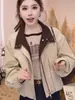 Chaqueta de color block a la moda y casual estilo coreano para mujer, nueva colección primavera/otoño 2026, chaqueta de alta gama estilo británico