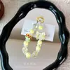 Cadena de Teléfono con Abalorios de Lazo Llavero Encanto Llavero Lindo Colgante de Bolso Pareja Pequeño Regalo Mayoreo