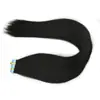 Peruca Filme Europeu e Americano Extensão de Cabelo Branca Sem Marcas Fita Adesiva no Cabelo Cabelo de Imitação Extensão de Cabelo Adesiva Azul