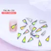 Asas com Fundo Pontiagudo, Diamantes para Manicure Brilhantes, Diamantes de Formato Especial, Joias de Diamante de Cristal de Vidro Colorido, Acessórios para Unhas, Atacado Transfronteiriço