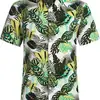 Nueva Camisa Casual Holgada Estilo Hawaiano con Estampado Floral Juvenil