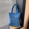 Invierno Nuevo Versátil Casual Simple Pana Bolso de Mujer Gran Capacidad Estudiante Viajero Bolso de Mano Bolso de Axila Bolso de Hombro