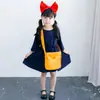 Fantasia de Halloween Infantil Roupa Infantil Serviço de Entregas da Kiki Vestido Cosplay de Hayao Miyazaki Roupa de Performance Kiki para Meninas