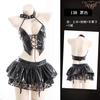 Sexy Underwear Sexy Patente Couro Oco Alça PU Couro Secundário Imp Puro Flerte Hot Temptation Uniforme