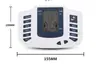 Comercio electrónico transfronterizo JR309A dispositivo de terapia de masaje de frecuencia media inglés/ruso con 8 almohadillas, sin zapatillas, portátil para viajar
