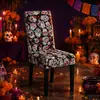 Funda para silla de comedor edición limitada Día de Muertos 2026, nueva funda completa decoración de ambiente de calavera con sombrero mexicano funda de silla a prueba de polvo