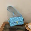 Bolso de Hombro Cruzado de Lunares de Nicho para Mujer 2026 Nuevo Bolso de Mano para Viajes Bolso Boston Bolso Tote Pequeño Bolso Almohada