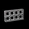 Base Transparente de Acrílico para Tester de Switches, Tester de Switches Personalizado para Teclado Mecánico, Marco de Switch Rojo, Negro, Azul, Marrón