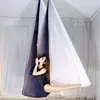 Hamaca de Yoga Aéreo Placa Fija Soporte de Eslinga Equipo para Hamaca Interior en Casa Accesorios Giratorios para Estudios de Yoga