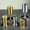 Suporte Criativo de Palitos de Dente em Aço Inoxidável Mesa de Jantar Espeto de Frutas Garfo de Frutas Caixa Hotel Restaurante KTV Recipiente de Palitos Caixa de Palitos Simples