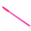 Cepillo de Pestañas Desechable de Silicona Colorido Mango Largo Colorido Portátil Torre Brochas de Maquillaje Belleza Varias Brochas de Maquillaje