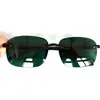 Nuevas Gafas de Sol Sin Montura Cortadas al Borde Tendencia de Moda en Vivo Gafas de Sol con Protección Solar para Hombres y Mujeres Gafas Anti-UV para Conducir Lote
