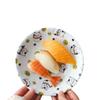 Louça de Mesa Cerâmica Importada do Japão Série Fu Mao Prato Fundo para Sobremesa Prato para Sushi Prato para Massa Doméstico