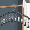 Estante de Secado de Ropa Sumergido en Acero Inoxidable para el Hogar Almacenamiento Colgador de Ropa a Prueba de Viento Estante de Secado de Lavandería Ropa de Bebé Ropa Interior Pantimedias