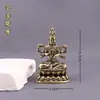 Figuras de Escritorio de los Ocho Bodhisattvas Guardianes: Samantabhadra, Vairocana, Manjushri, Ksitigarbha, Avalokiteshvara y Amoghasiddhi