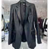 Chaqueta de Cuero de Longitud Media Súper Genial para Mujer Otoño/Invierno 2026 Nuevo Traje de Cuero PU de Alto Grado con Temperamento Adelgazante Tendencia