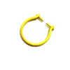 Soporte de anillo universal chapado en cobre de alto color, oro francés antiguo, soporte de anillo vacío DIY, material de accesorios para joyería hechos a mano, lote en vivo femenino