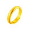 Método Antigo Simples Areia Fina Dedo Polegar Pequeno Anel de Ouro Feminino Moda Imitação Joias de Ouro 24K Loja de Ouro Mesmo Estilo Herança Anel de Dedo Feminino
