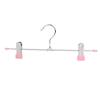 Percha Multifuncional de Metal para Pantalones, Pinza Plana de Alambre para Pantalones, Doble Uso para Húmedo y Seco, Recubierta de Plástico, Almacenamiento Doméstico, Antideslizante, Sin Marcas, para Pantalones de Vestir