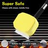 Amazon Cepillo de Limpieza Multifuncional para Barbacoa Hexagonal con Cremallera Cepillo de Tela Ignífuga Cepillo de Resorte Cepillo Diamantado Piedra Pómez