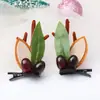 Diadema de Navidad para niños, par de pinzas para el pelo, pinza de asta, diadema de flor linda para niños, diadema de Navidad DIY