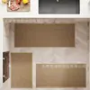 Felpudo de cocina simple de color sólido transfronterizo, felpudo de lino absorbente de agua y aceite, de alta gama, resistente a la suciedad, alfombra fácil de mantener, en stock