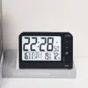 Nuevo Reloj Electrónico de Pantalla Grande Reloj LCD Multifunción Luz Nocturna de Mesita de Noche Reloj Despertador Reloj Silencioso para Estudiantes Yd109