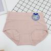 23 Nova Roupa Íntima Feminina de Algodão Jacquard Shorts Triângulo Feminino Algodão Cintura Média Preço de Fábrica Atacado Macio