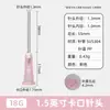 Aguja Dispensadora de Bayoneta de 1/2 pulgada, Acero Plástico de Precisión Boca de 13 mm, Punta de Aguja Dispensadora de Plástico de Boca Plana 25 mm 38 mm