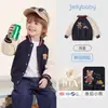Jaqueta Jellybaby para Meninos 2026 Outono Novas Roupas de Bebê Menino de 3 Anos Roupa de Outono Uniforme de Beisebol Infantil