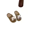 Faixa de Cabelo e Chinelos de Boneca Desenho Animado Fofo para Meninas, Sapatos Birkenstock Macios Vestíveis, Novos Estilos de Mocassins de Solado Macio Primavera/Outono 2026