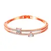 Pulsera de Corea del Sur más vendida, simple, de aleación, con temperamento, pulsera de amor, accesorios de reloj de moda, regalo de cumpleaños para novias