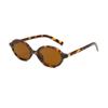 Gafas de Sol Miaojia Oval Marco Pequeño para Mujer Gafas de Alta Gama Personalizadas Retro Nerd Caperucita Roja Libro Carey