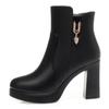 2026 Botas de Moda para Mujer de Tacón Ultra Alto Más Vendidas, Forradas de Felpa y Engrosadas, Cómodas y Versátiles, Estilo Sencillo, Modelo de Plataforma para Mujer