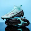 Comercio exterior transfronterizo zapatos de fútbol para hombre clavos rotos estudiantes de primaria adolescentes pareja de patos mandarines césped artificial tacos entrenamiento venta al por mayor