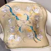 Rao Yun Primavera e Outono 70 Novo Estilo Feminino Crepe de Seda Cetim 12 Momme Lenço Quadrado Estilo Floral Coreano Em Estoque Atacado