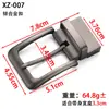 Hebilla de Cinturón para Hombre Aleación de Zinc Hebilla de Pasador Giratorio Fabricante Venta al por Mayor Hebilla de Cinturón de Alta Gama de 3.5 Cabeza de Pantalón Dropshipping