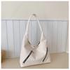 Comercio Exterior Color Puro 2025 Nuevo Bolso Tote Diseño de Gran Capacidad Bolso de Axila Trendy Casual Ropa de Trabajo Bolso de Hombro